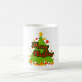 Frohe Weihnachtsbaum-Tasse Kaffeetasse (Mittel)
