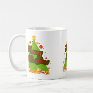Frohe Weihnachtsbaum-Tasse Kaffeetasse
