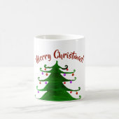 Frohe Weihnachtsbaum-Tasse Kaffeetasse (Mittel)