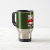 Frohe Weihnachtsbaum-Tasse Reisebecher (Vorderseite Links)