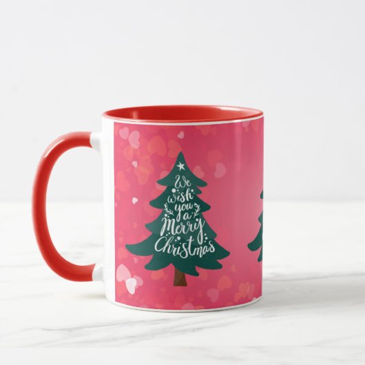 Frohe Weihnachtsbaum-Tasse Tasse (Links)