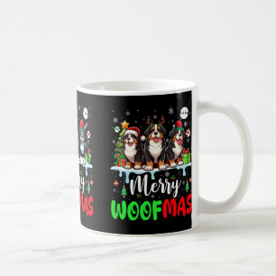 Frohe Weihnachtsbaum Three Santa Reindeer Boston T Kaffeetasse