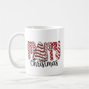 Frohe Weihnachtsbaum-Torte Xmas Festlich Feiertag Kaffeetasse