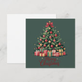 Frohe Weihnachtsbaum Urlaub Winter Weihnachten Wei (Vorne/Hinten)