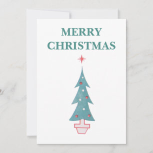 Frohe Weihnachtsbaum Vintagen 1950er Jahre Weihnac Dankeskarte
