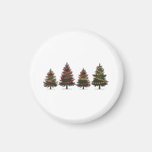 Frohe Weihnachtsbaum Weihnachts-Shirts für Frauen Magnet