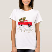 Frohe Weihnachtsbaum-Weihnachtslieder T-Shirt (Vorderseite)