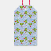 Frohe Weihnachtsbaumbeere Geschenkanhänger (Rückseite)