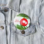 Frohe Weihnachtsbaumdekoration Button (Beispiel)