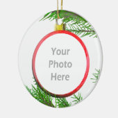 Frohe Weihnachtsbaumdekoration (Foto-Rahmen) Keramik Ornament (Links)