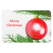 Frohe Weihnachtsbaumdekoration Magnet (Horizontal)