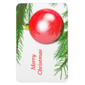 Frohe Weihnachtsbaumdekoration Magnet (Vertikal)