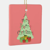 Frohe Weihnachtsbaumdekorationen Keramikornament (Rechts)