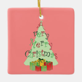 Frohe Weihnachtsbaumdekorationen Keramikornament