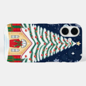 Frohe Weihnachtsbaume Case-Mate iPhone Hülle (Rückseite (Horizontal))