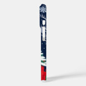 Frohe Weihnachtsbaume Case-Mate iPhone Hülle (Rückseite / Links)