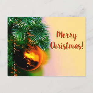 Frohe Weihnachtsbaume Feiertagspostkarte