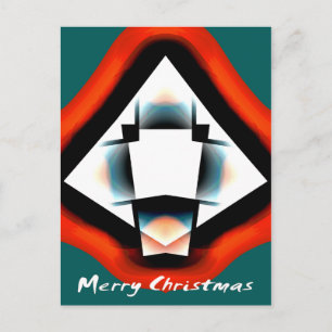 Frohe Weihnachtsbaume Feiertagspostkarte