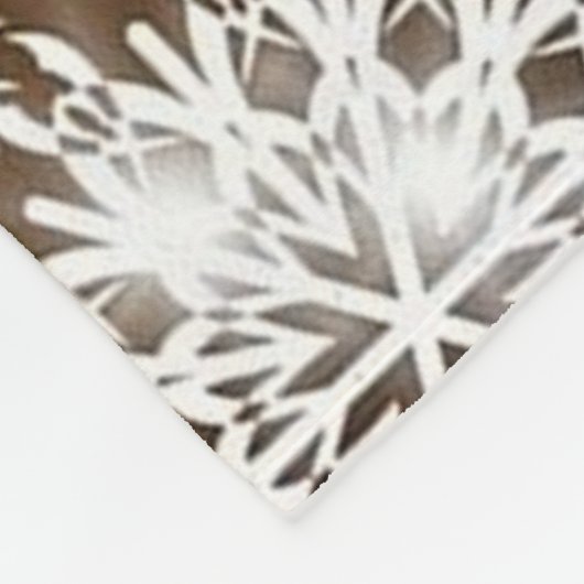 Frohe Weihnachtsbaume Fleecedecke (Ecke)