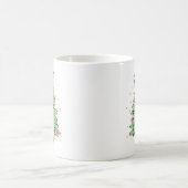 Frohe Weihnachtsbaume Gezeichnet Kaffeetasse (Mittel)