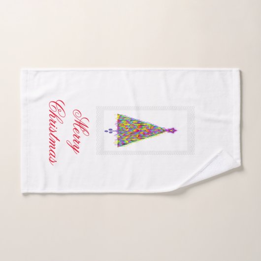 Frohe Weihnachtsbaume Handtuch (Handtuch)