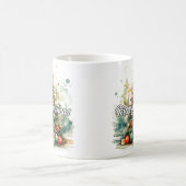 Frohe Weihnachtsbaume | Happy Holidays Kaffeetasse (Mittel)
