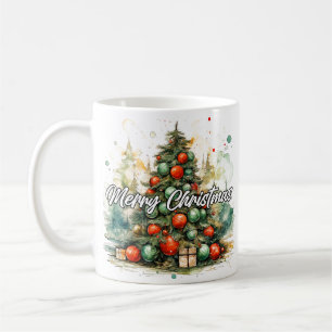 Frohe Weihnachtsbaume Happy Holidays Kaffeetasse