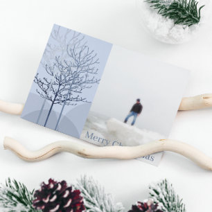 Frohe Weihnachtsbäume - individuell angepasst Feiertagskarte