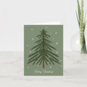 Frohe Weihnachtsbaume Karte (Vorderseite)