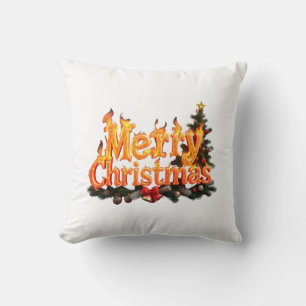 Frohe Weihnachtsbaume Kissen