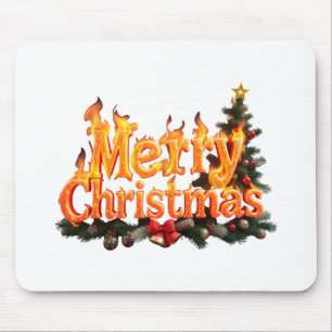 Frohe Weihnachtsbaume Mousepad