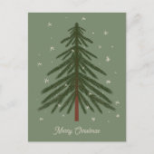 Frohe Weihnachtsbaume Postkarte (Vorderseite)