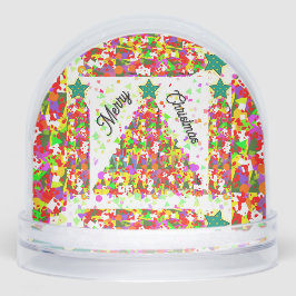 Frohe Weihnachtsbaume Schneekugeln