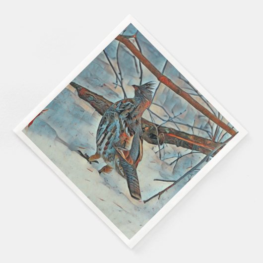 Frohe Weihnachtsbaume Serviette (Ecke)