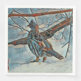 Frohe Weihnachtsbaume Serviette