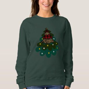 Frohe Weihnachtsbaume Sweatshirt