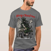 Frohe Weihnachtsbaume T-Shirt (Vorderseite)