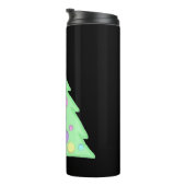 Frohe Weihnachtsbaume Thermosbecher (Nach rechts gedreht)
