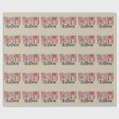 Frohe Weihnachtsbaume Weihnachten Weihnachten Weih Geschenkpapier (Flach)