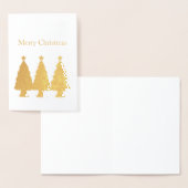 Frohe Weihnachtsbaumen Folienkarte (Anzeige)