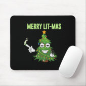 Frohe Weihnachtsbaumen Lights Funny Couples Mousepad (Mit Mouse)