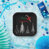 Frohe Weihnachtsbaumen Pappteller (Party)