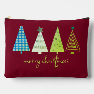 Frohe Weihnachtsbaumen Red Zubehörtasche