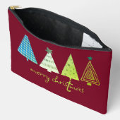 Frohe Weihnachtsbaumen Red Zubehörtasche (Offen)