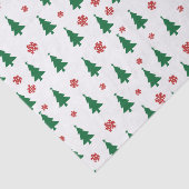 Frohe Weihnachtsbaumen Seidenpapier (Ausschnitt)