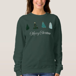 Frohe Weihnachtsbaumen Sweatshirt