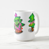 Frohe Weihnachtsbaumen-Tasse Kaffeetasse (VorderseiteRechts)