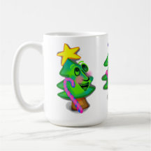 Frohe Weihnachtsbaumen-Tasse