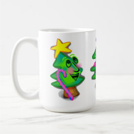 Frohe Weihnachtsbaumen-Tasse Kaffeetasse