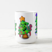 Frohe Weihnachtsbaumen-Tasse Kaffeetasse (Mittel)